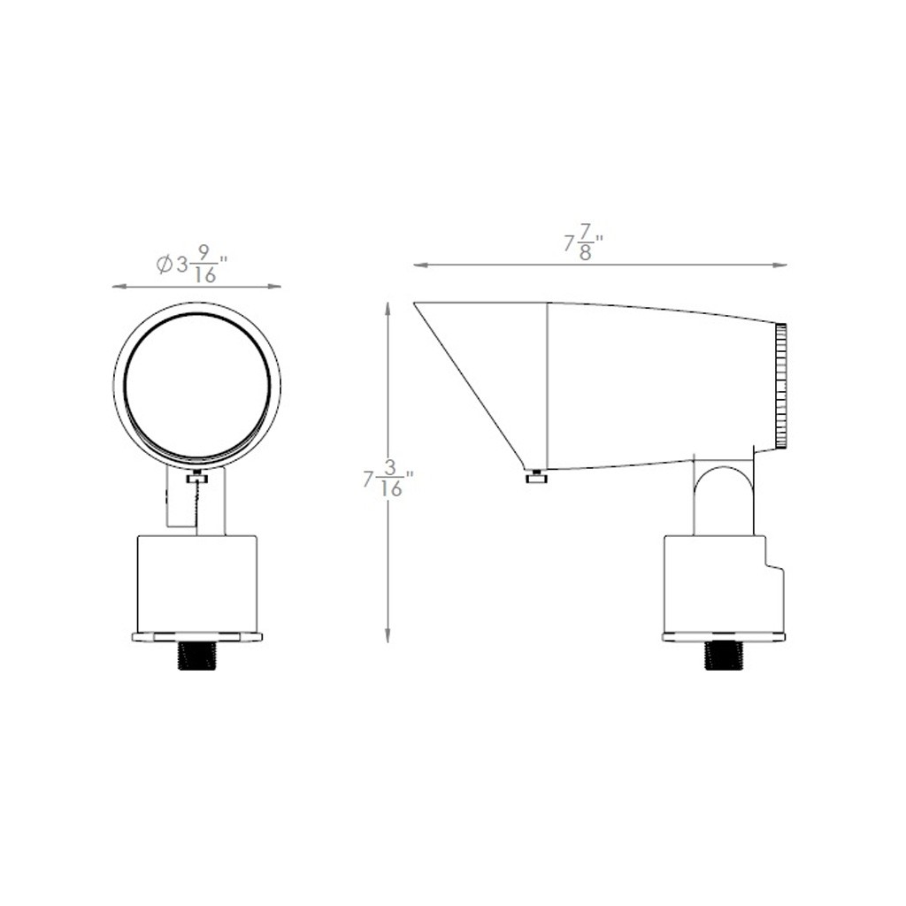 WAC 5812-CSBZ • 24W Colorscaping LED Accent Light • 15V RBGWW • Bronze gallery