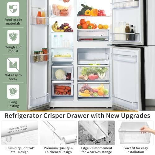 Crisper Bin for Whirlpool & Kenmore Refrigerators - Replacement Fridge Drawer 21 gallery