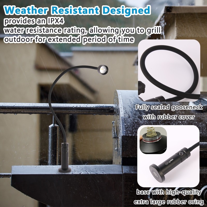 Ultimate BBQ Grill Light, 24 Inch Flexible Neck with a Strong Magnetic, NextLED gallery