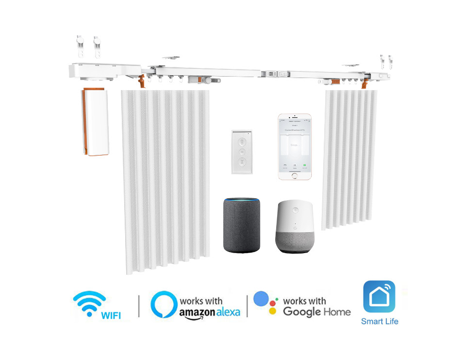 HC Beltless Smart Curtain System: WiFi Control, Heavy Duty, Easy Installation gallery
