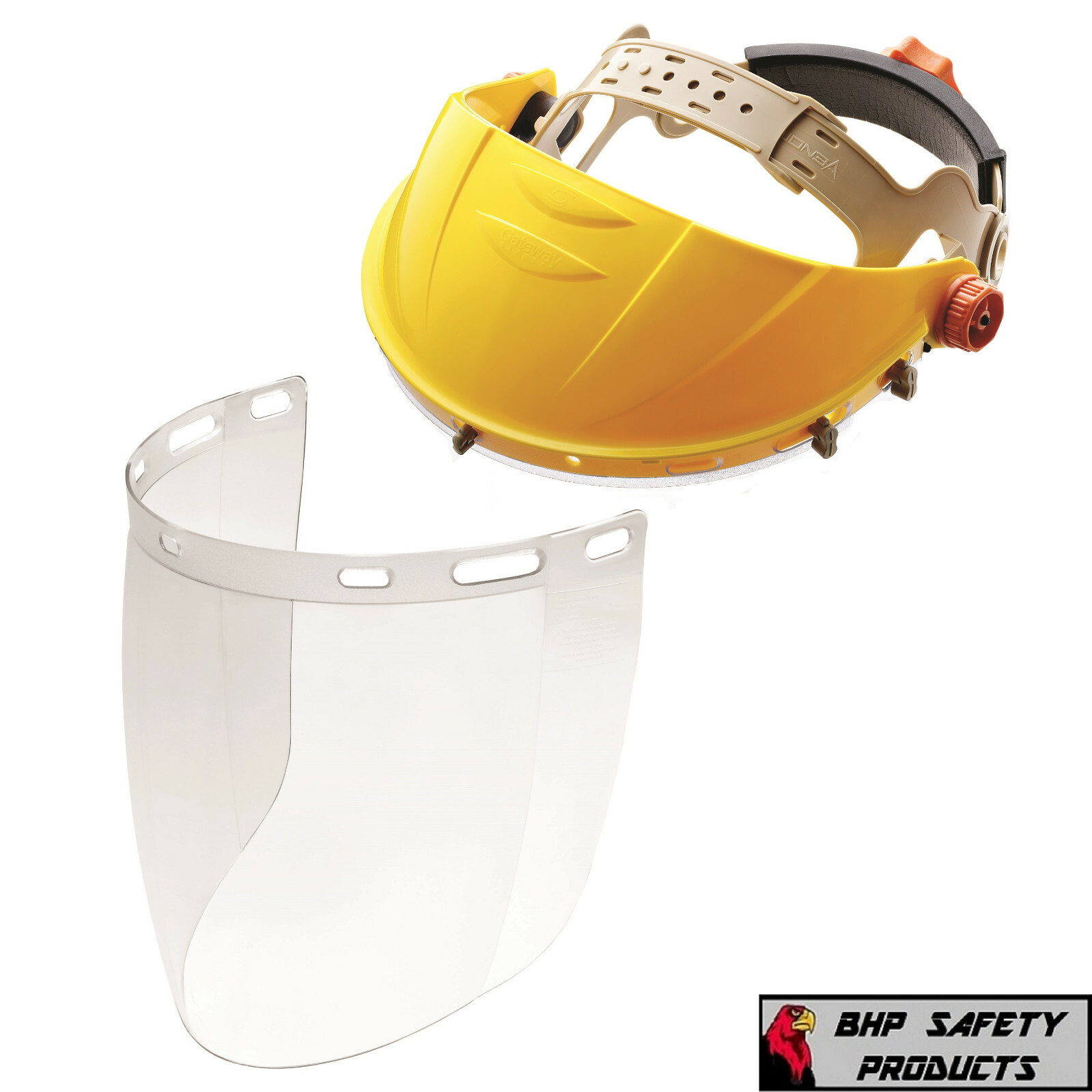 Full Face Safety Shield Tool Mask Clear Glasses Painting Eye Protection Grinding gallery