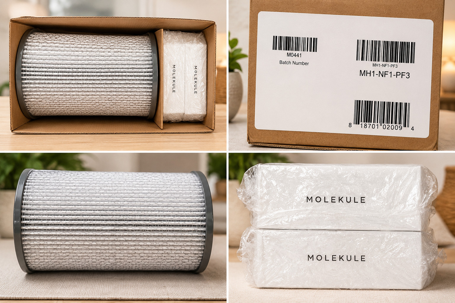 Molekule Air Mini+ PECO Filter Kit MH1-NF1-PF3 Genuine OEM New Sealed gallery