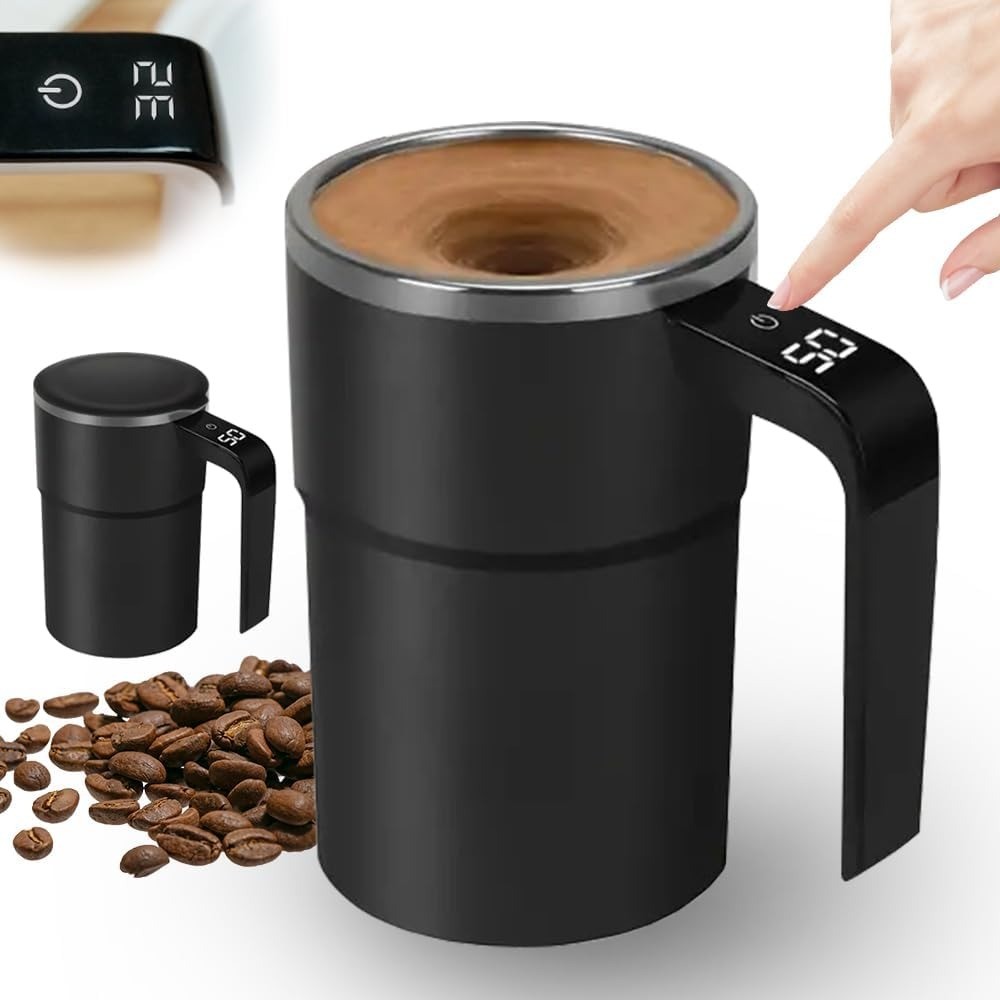 Automatic Magnetic Electric Self Stirring Mug Cup Mixing Coffee Milk Tea Beer gallery