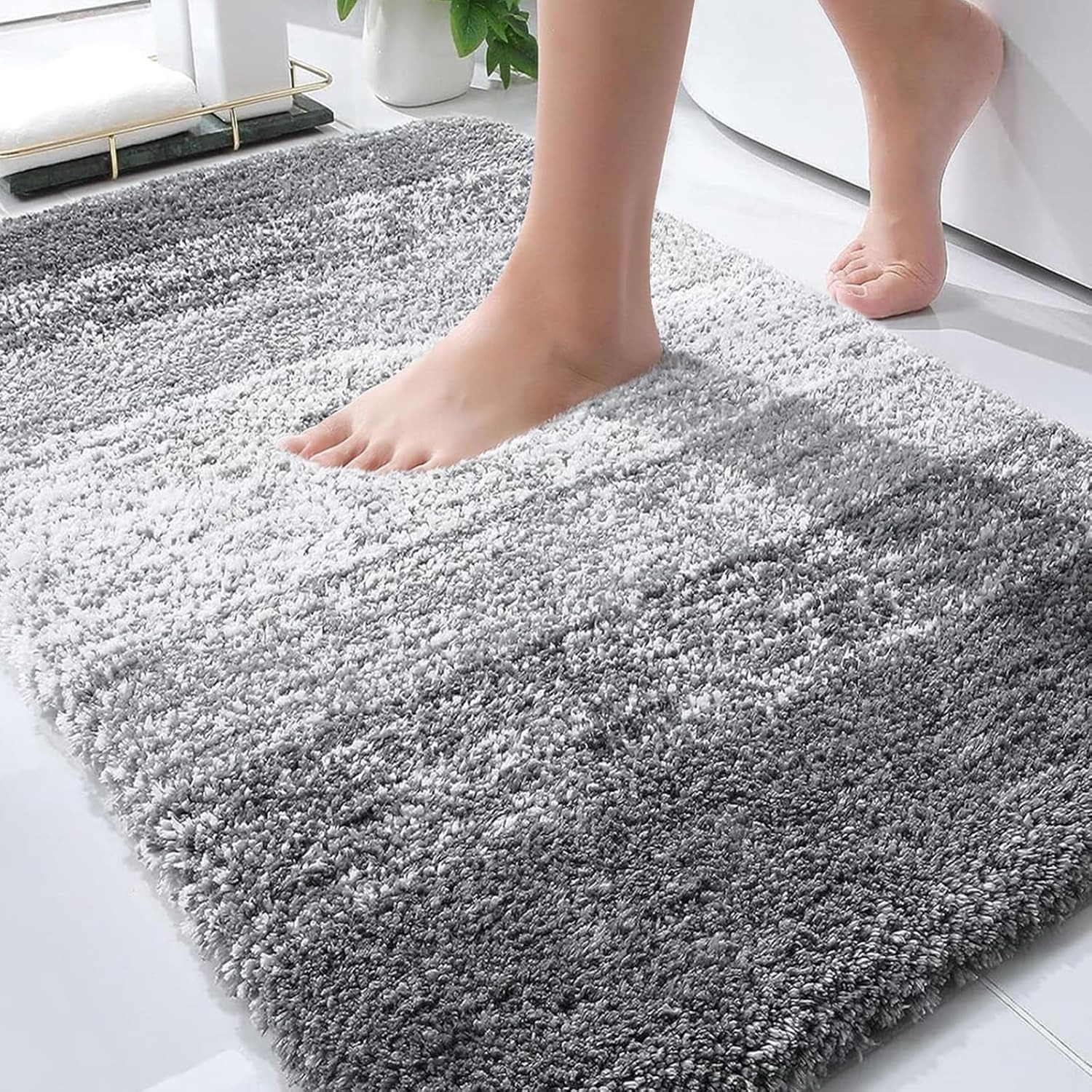 Bathroom Rugs Mat 30X20, Extra Soft Absorbent Microfiber Bath Rugs, Rubber Backi gallery
