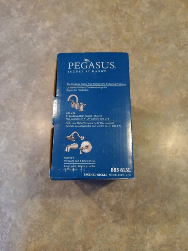 Pegasus Verdanza Double Robe Hook Brush Nickel #885 813L gallery