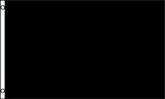 3X5 Black Flag Solid Plain Black Banner FAST USA SHIPPING w/ Grommets 100D