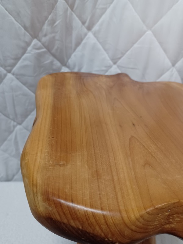 Tree Stump Stool Natural Edge Side Table, Plant Stand, Much More. L-57 gallery
