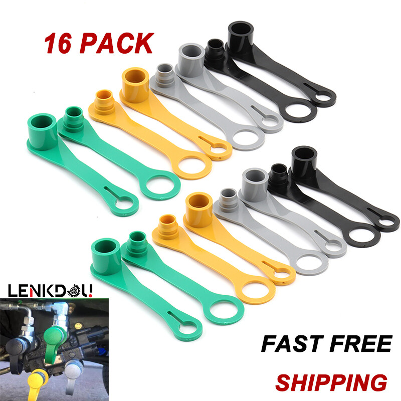 (16 Pack) 2 SETS Hydraulic Fitting Port Plug & Cap Dust Cover For John Deere US gallery