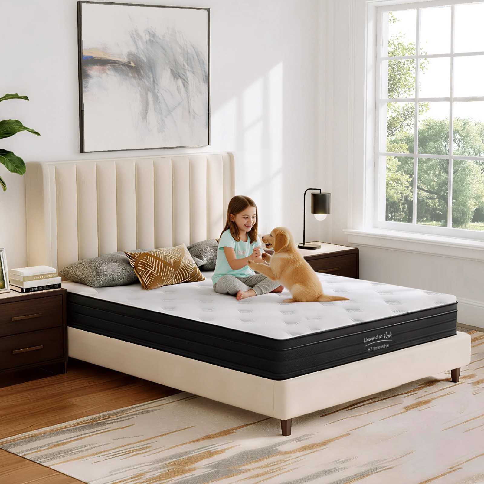 CHITA 5-Zone Pocket Spring Hybrid Mattress with Gel Memory Foam ( Medium Soft) gallery