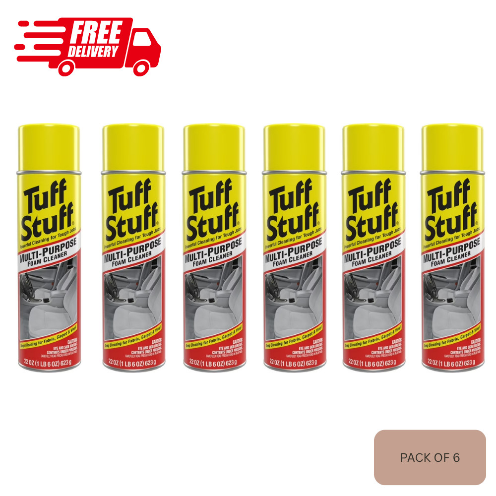 Tuff Stuff Foam Cleaner 6 Pack Multi Surface Car Carpet Cleaner gallery