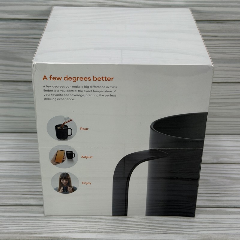 Ember 10 oz. Temperature Control Smart Mug 2 - Black App Smartphone New Sealed gallery