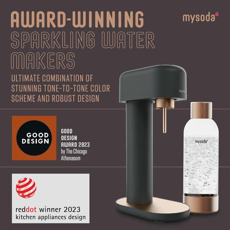 Compact Ruby 2 Sparkling Water Maker - Eco-Conscious & Stylish Kitchen Essential gallery