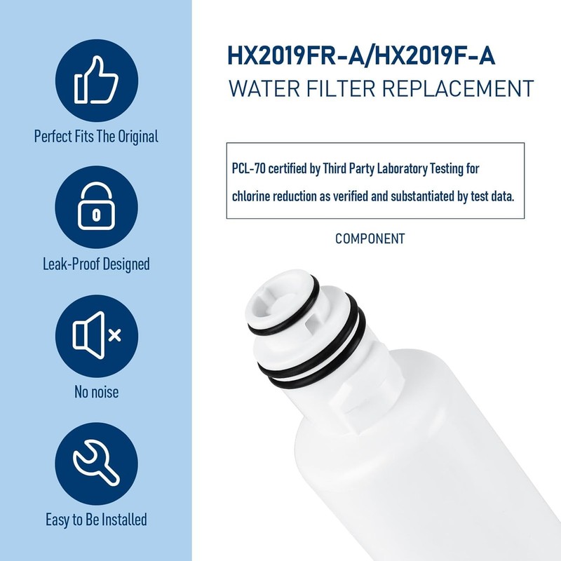 HX2019FR-A Water Filter Replacement,Compatible with Hisense HX2019FR-A (2 Pack) gallery