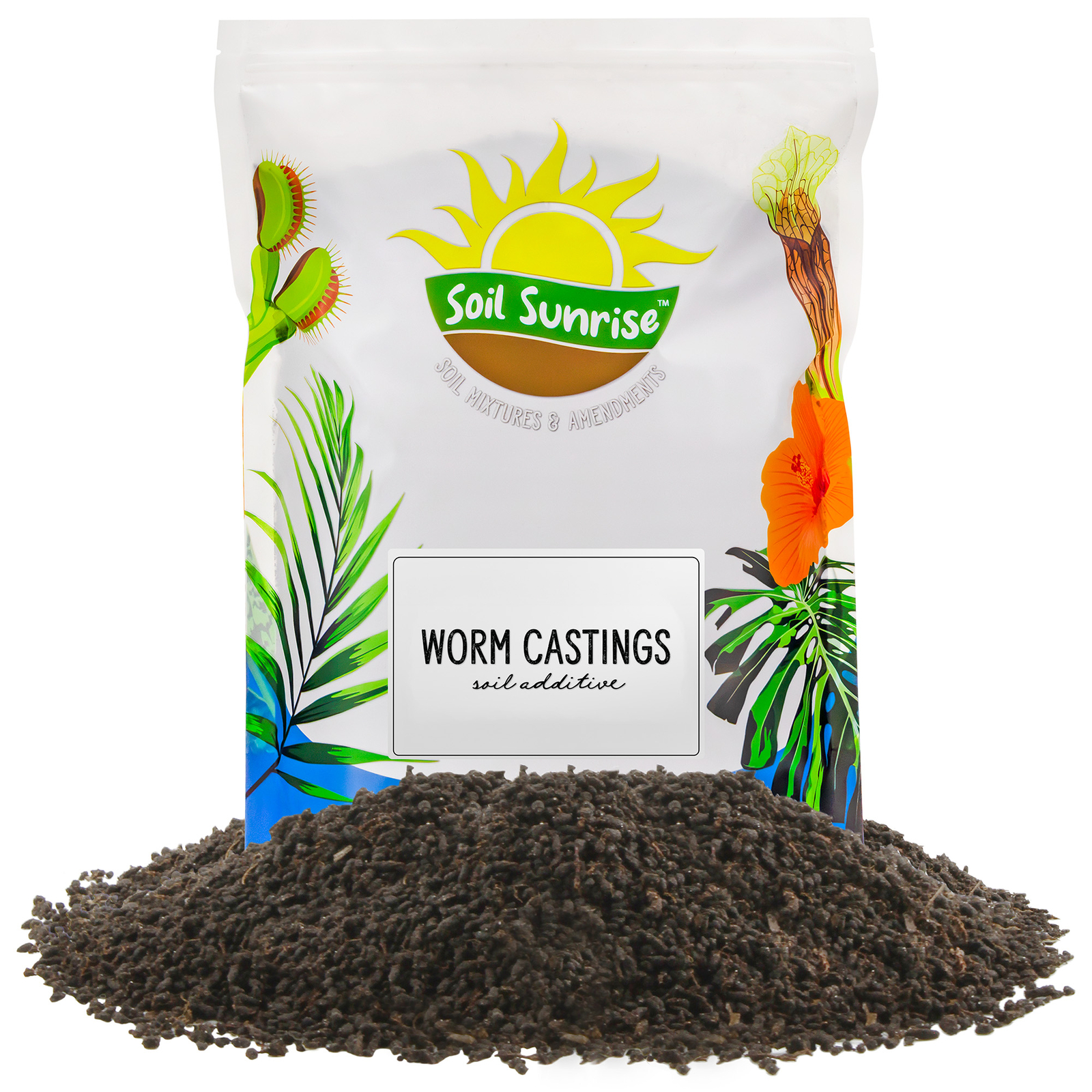Organic Worm Castings, All Natural Soil Amendment, Soil Builder, and Fertilize gallery