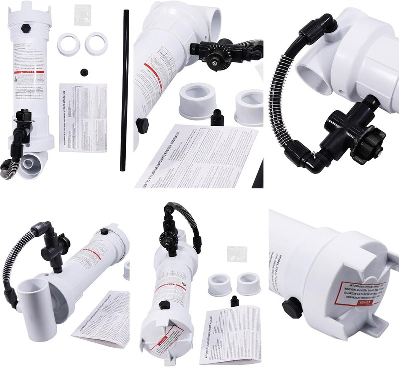 Upgraded 320 Pool Automatic Chlorine/Bromine Inline Feeder Compatible with Rainb gallery
