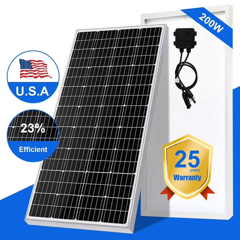 400W Solar Panel Kit High-Efficiency Charger Battery Off Grid Caravan RV Home US gallery