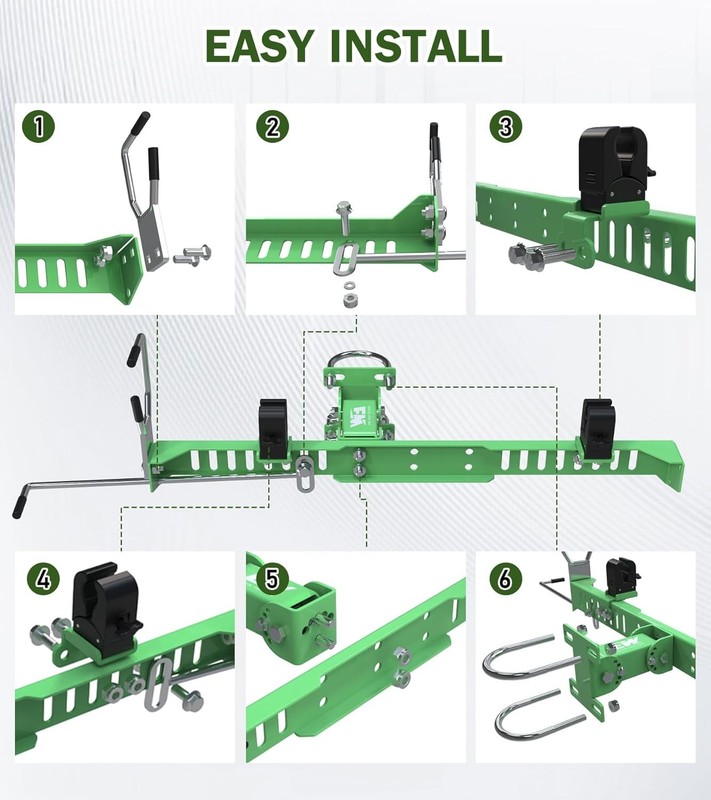 ELITEWILL Zero Turn lawn Mower Trimmer Holder for Quick Clamp Locking System gallery