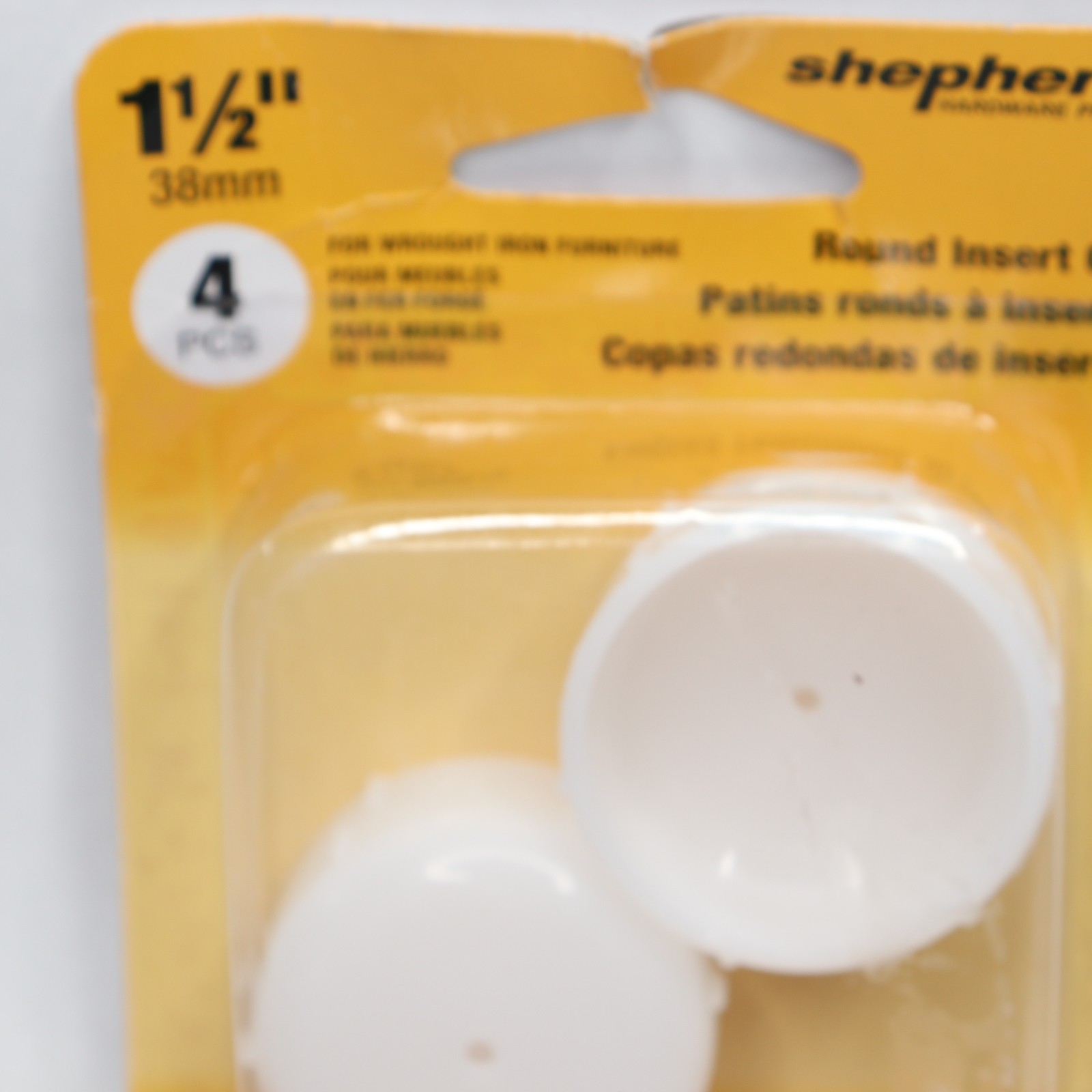 (4-Pk) Shepherd Insert Patio Furniture Cups Plastic White 1-1/2" 3040 gallery
