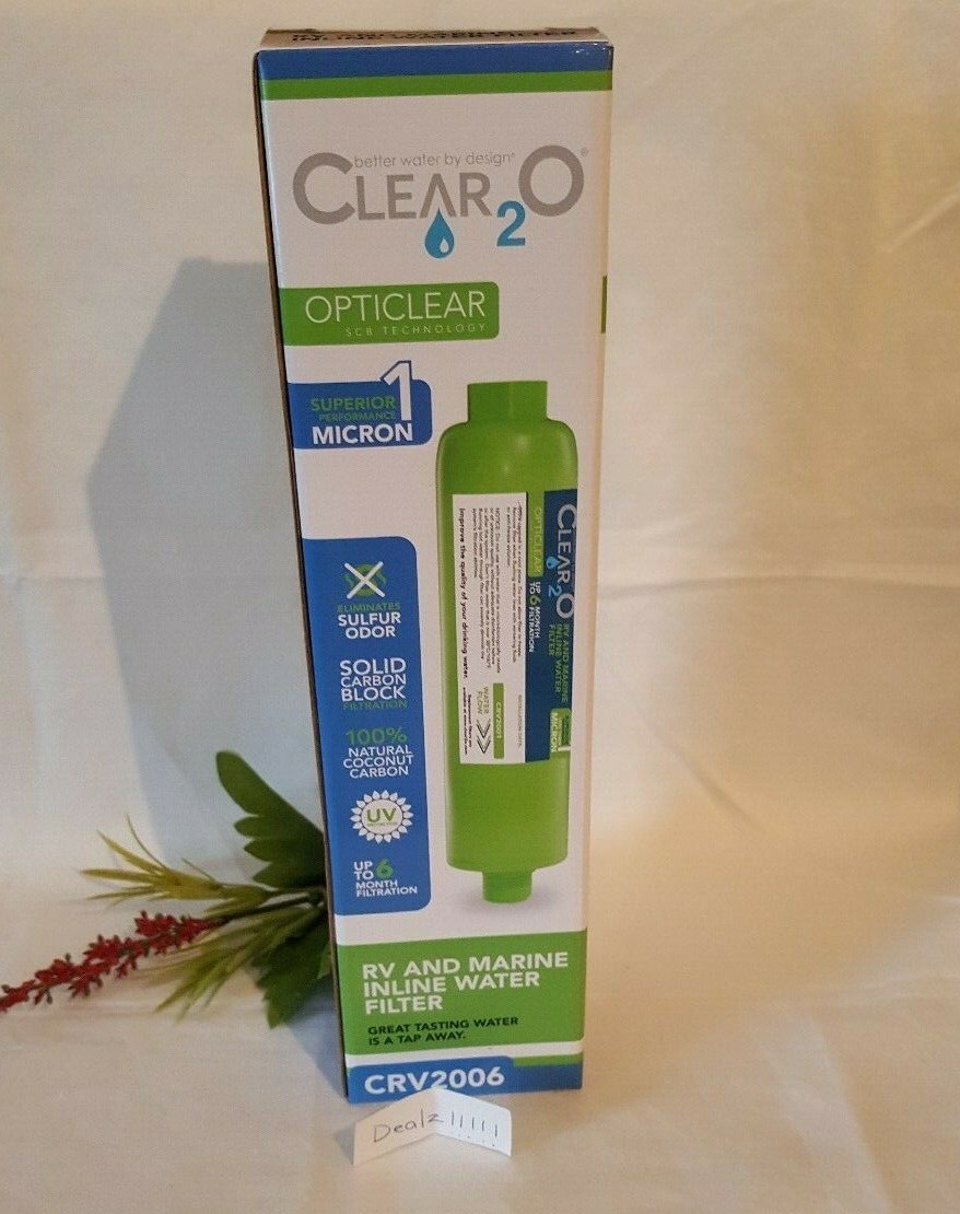 OPTICLEAR Clear RV and Marine Inline Water Filter CRV2006 ***NEW*** gallery