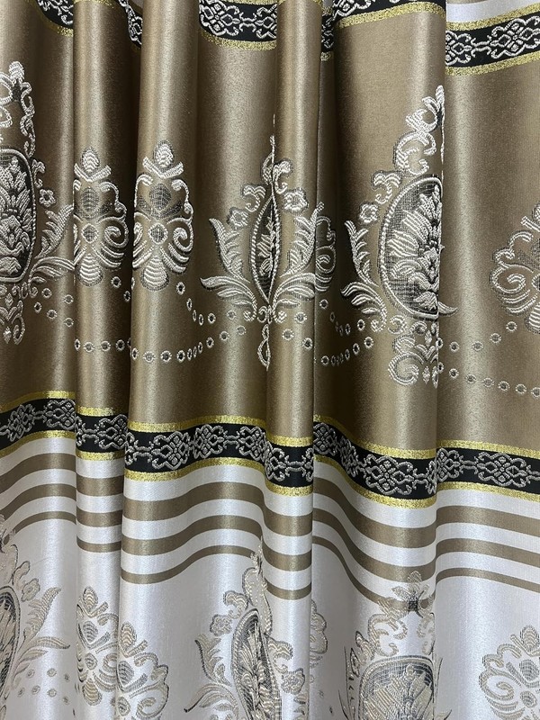 Harmony Horizon. Jacquard Window Curtain Panel Drape with Attached Fancy gallery