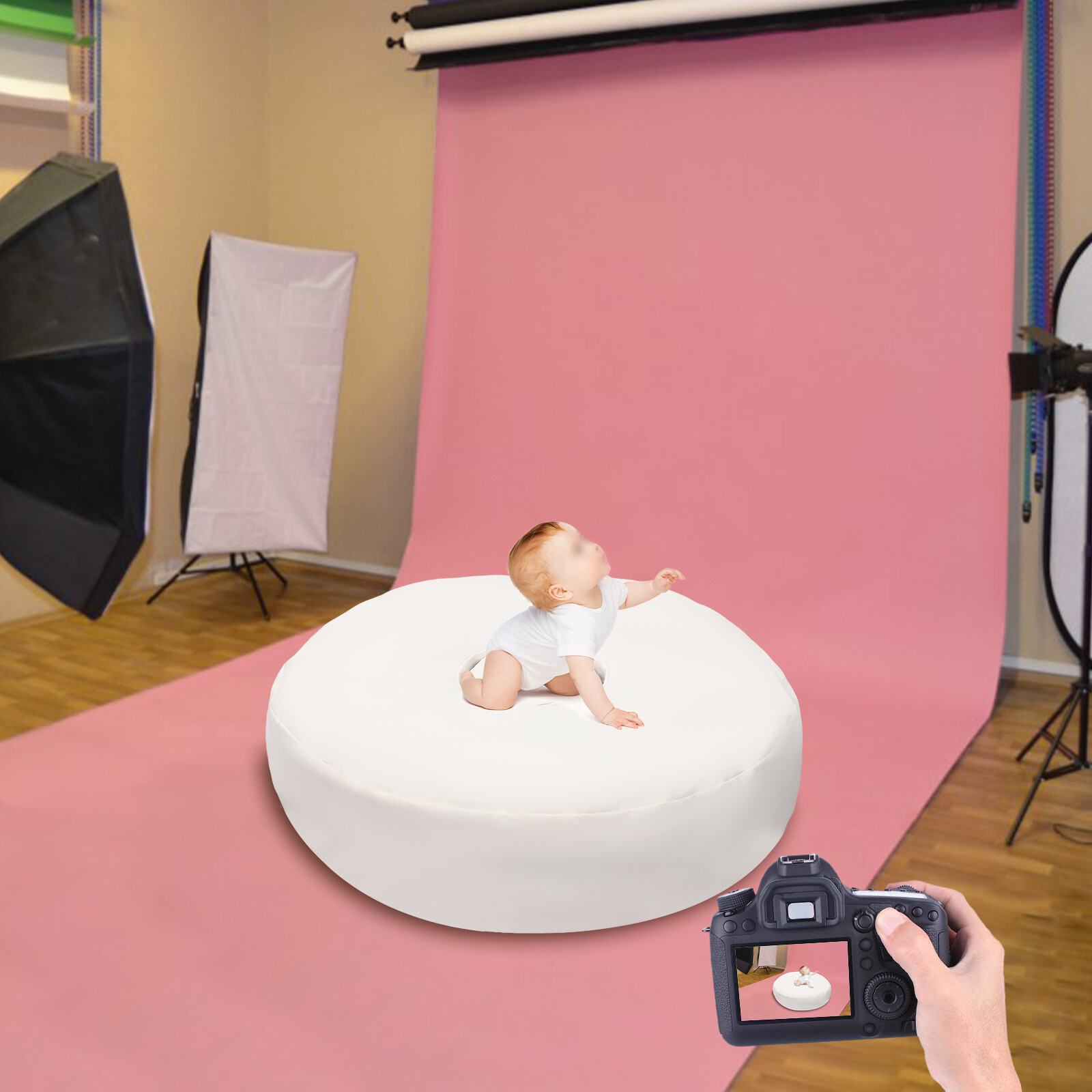 For 1-2 Months Baby Posing Beanbag Tool Professional Photography Prop - Bean Bag gallery
