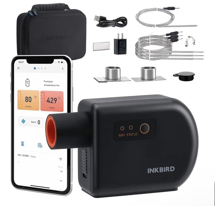 Wi-Fi & Bluetooth BBQ Smoker Temperature Controller with Automatic gallery