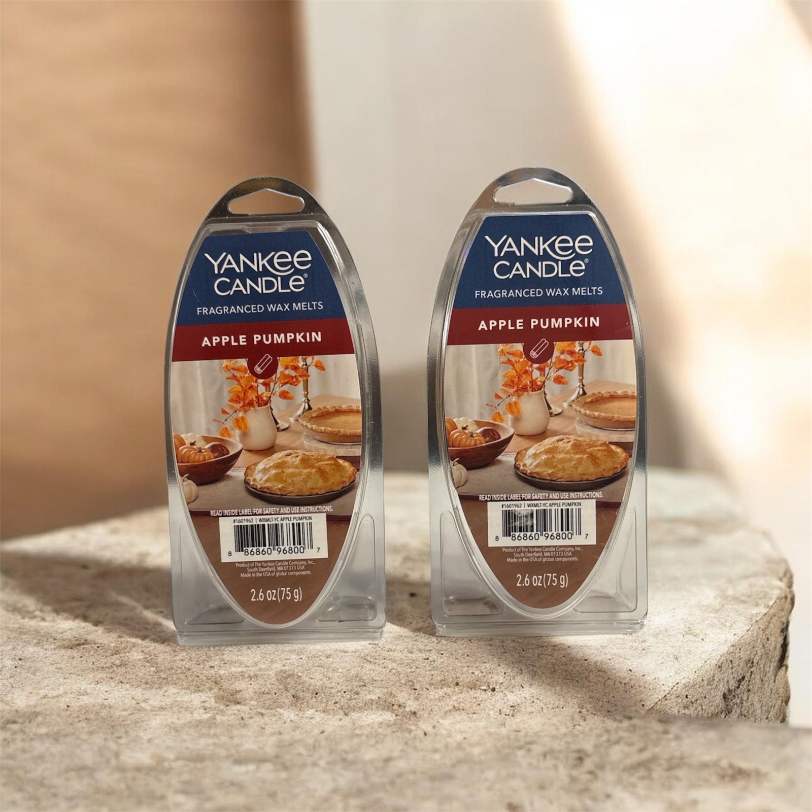 Yankee Candle Apple Pumpkin Fragranced Wax Melts 2.6oz 6-Pack **Lot of 2** gallery