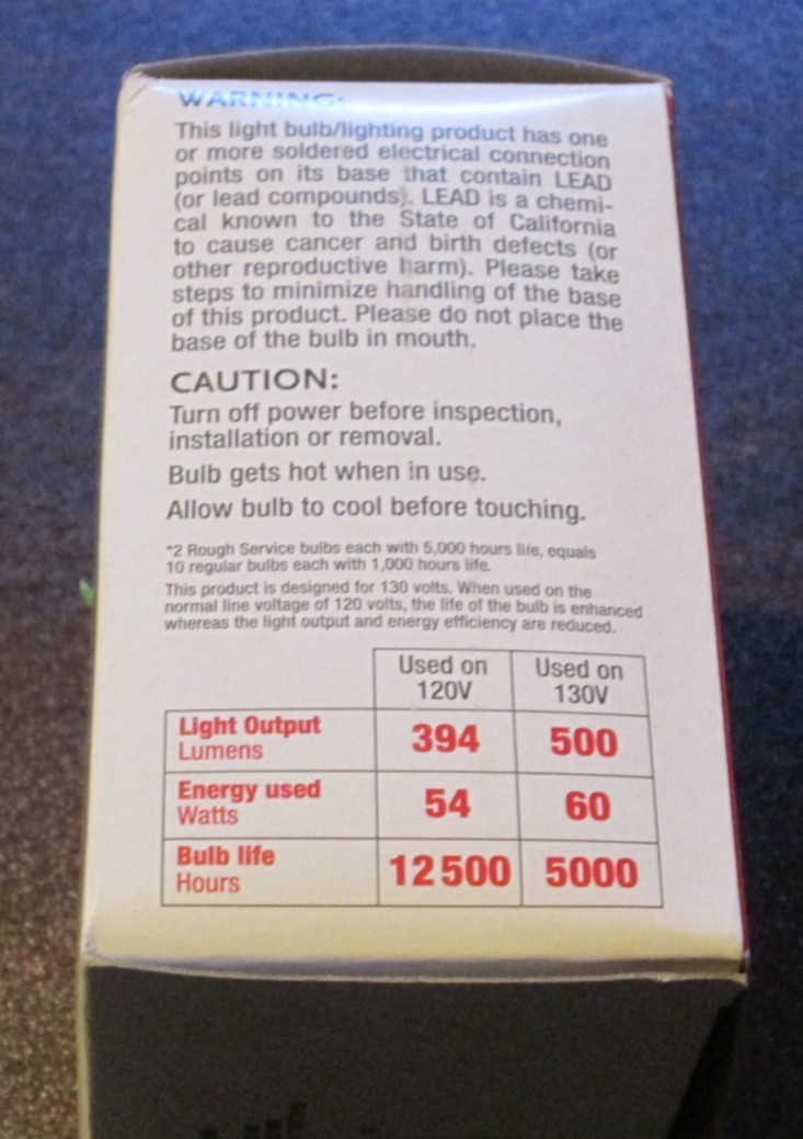 60W A19 Medium Base Frosted Rough Service Light Bulbs - 2 Ct - free shipping gallery