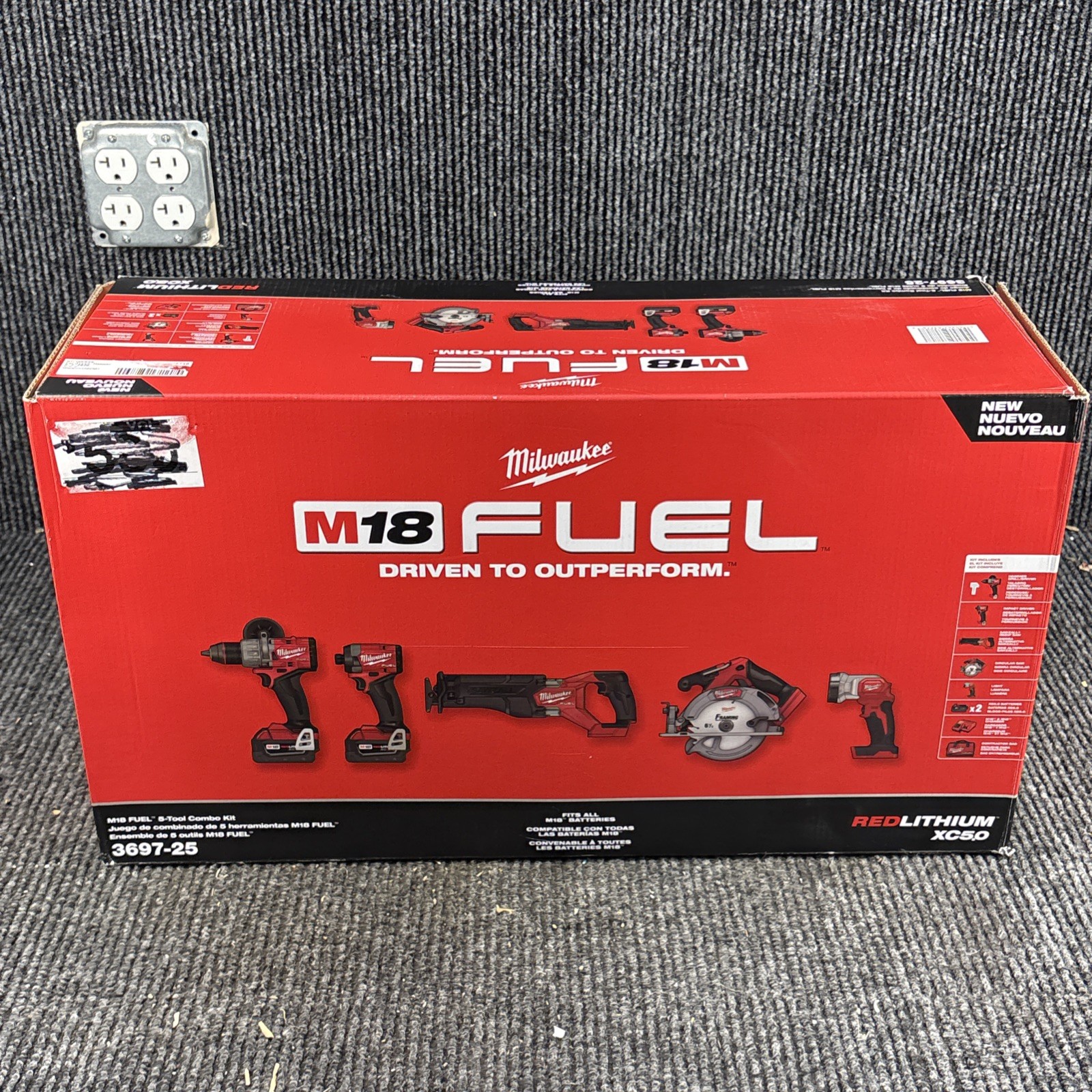 Milwaukee 3697-25 18V Tool Combo Kit gallery