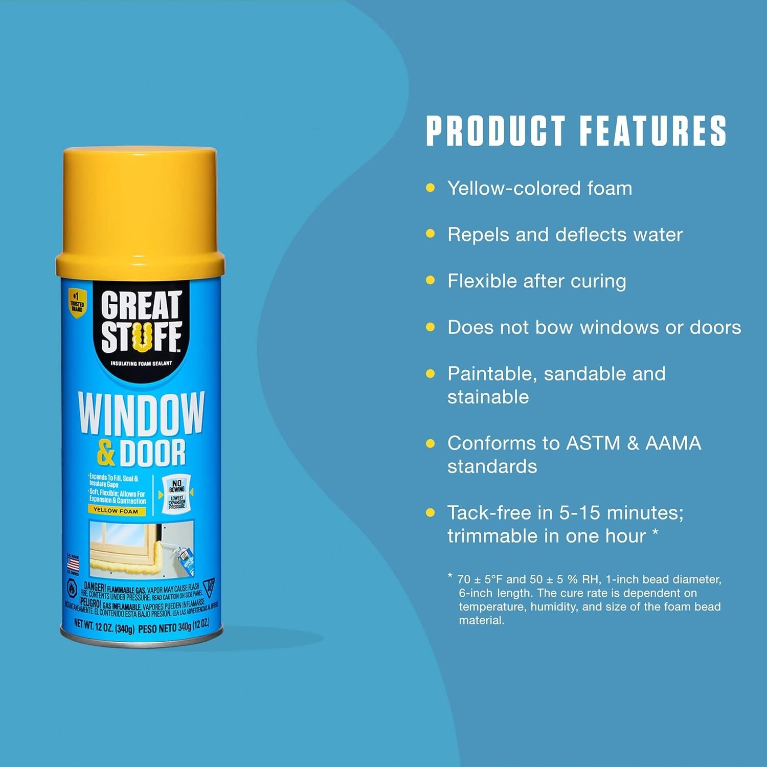 GREAT STUFF Window & Door Gap Filler Insulating Foam Sealant, 12 oz, 8 pack gallery