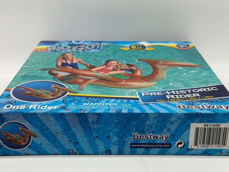 H2OGO! Pre-Historic Inflatable Pool Rider For Kids & Adults Over 6 Ft Wide Heavy gallery