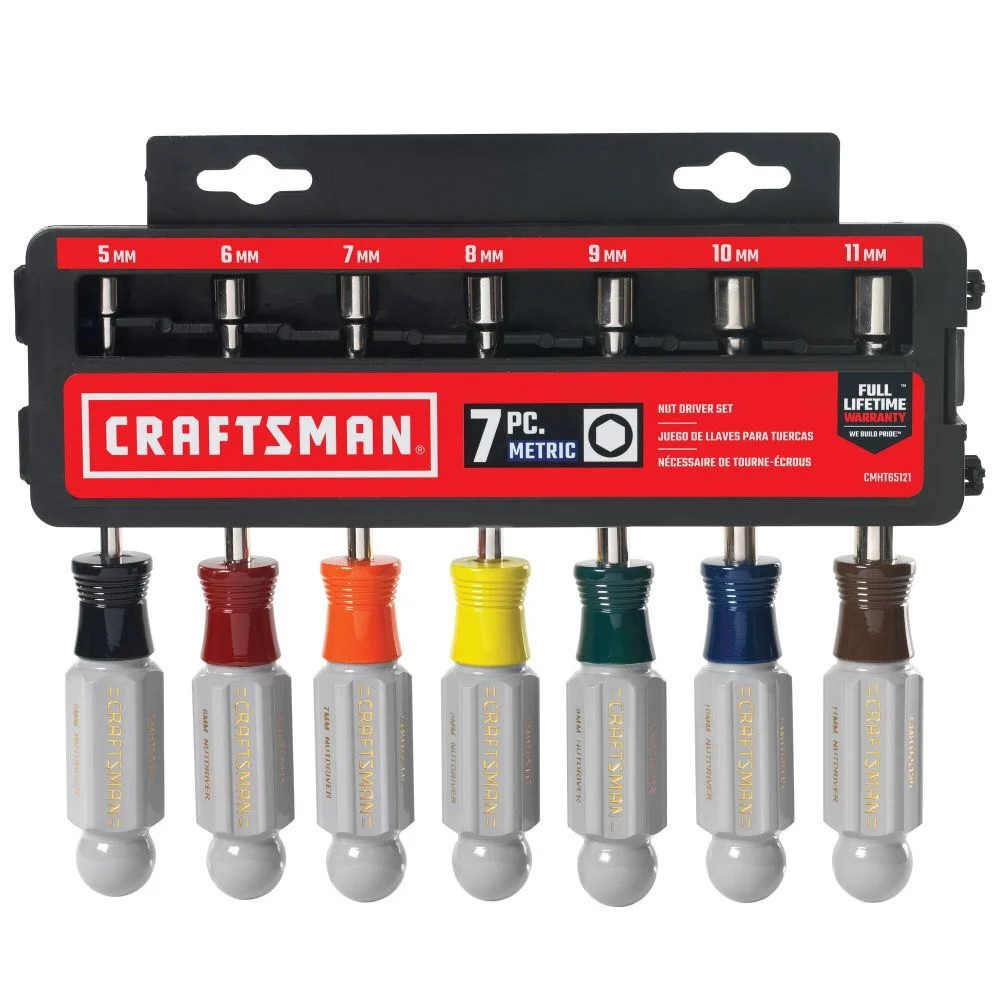 Craftsman Nutdriver Set Mm, 7 Piece gallery