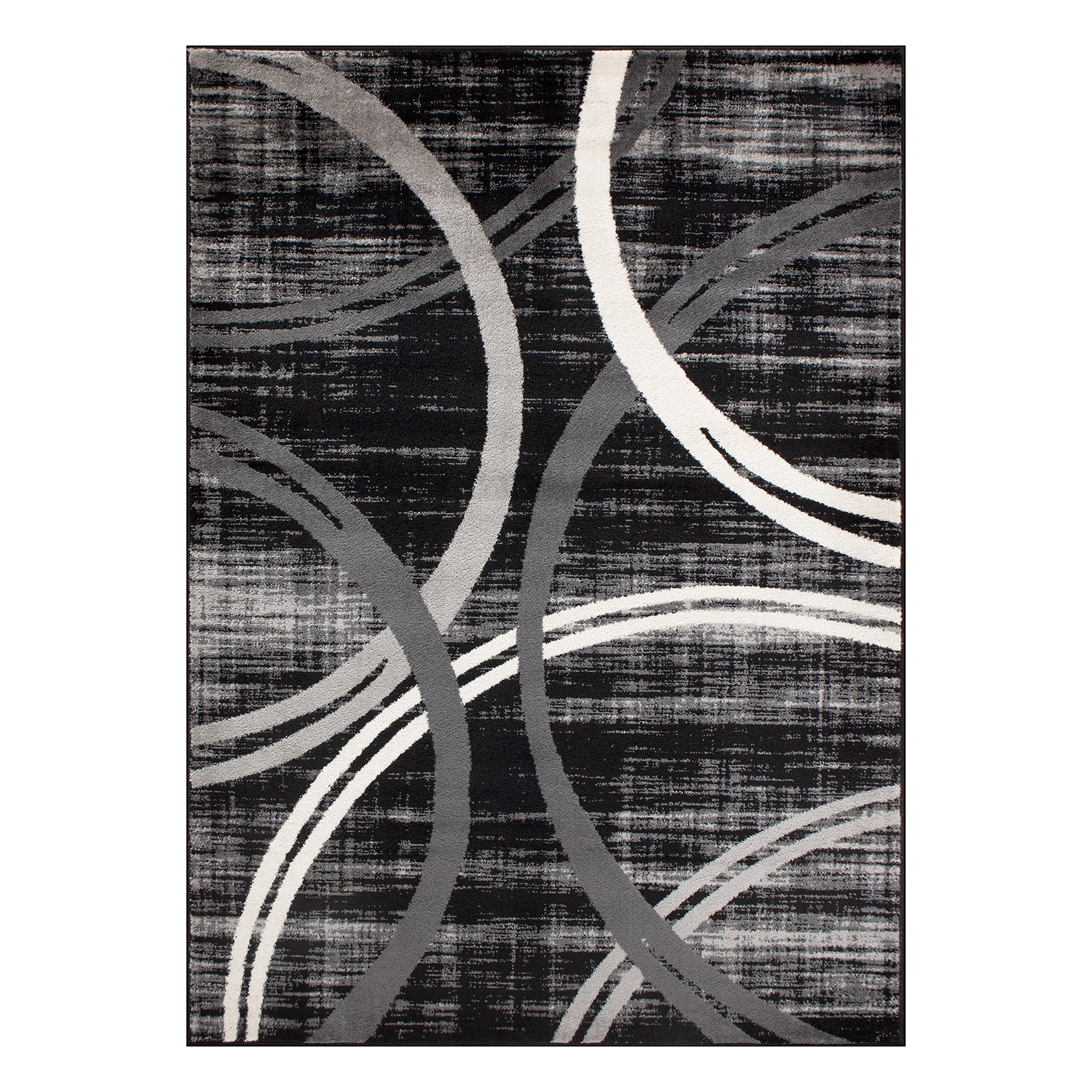 Rugshop Area Rug Modern Abstract Circles Design Rugs for Living Room Bedroom Rug gallery