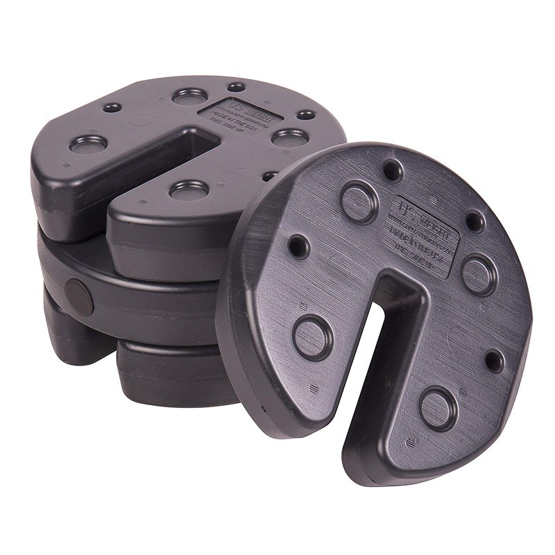 Interlocking Canopy Weights Set 20lbs Outdoor Tents Umbrellas Safety Sand Filled gallery