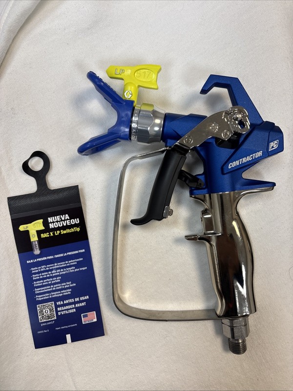 Graco Contractor PC Spray Gun With LP517 Spray Tip. New 17Y043 17Y042 gallery