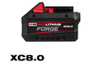 NEW N PACK Milwaukee Genuine M18 Forge 48-11-1881 8.0 AH Battery 18V Red Lithium gallery