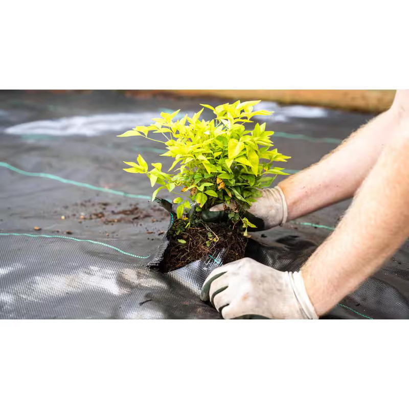 6 Ft. X 100 Ft. Woven Polypropylene Ground Cover Landscape Fabric gallery