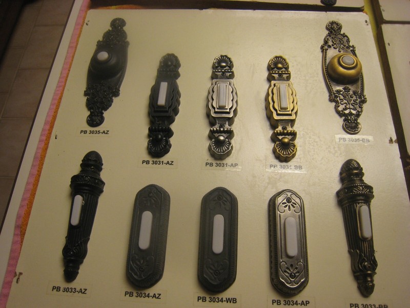 Teiber Craftmade PB3035-BB Designer Surface Mt Lighted Doorbell Push Button gallery
