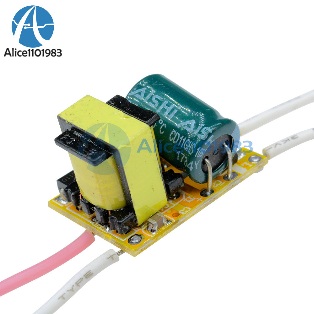 Non-waterproof LED Chip Driver Power Supply Driver Transformer AC 85-265V 3W gallery