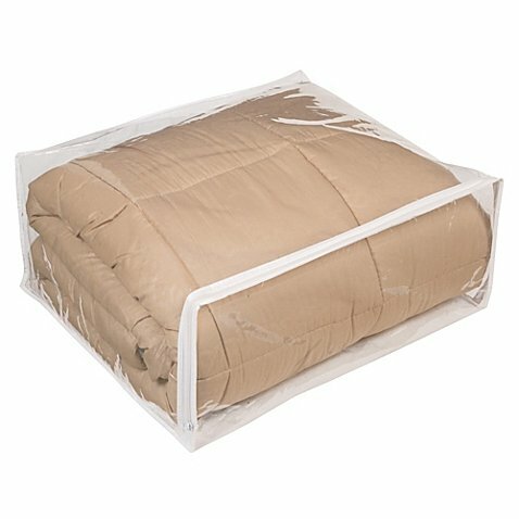 5-Pack Clear Vinyl Zippered Comforter Bedding Toy Art Storage Bags 24x20x11 Inch gallery