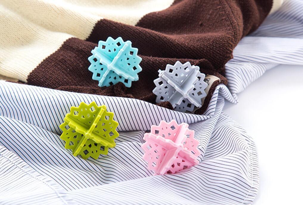 8 Pack Magik Colorful Snowflake-shaped Laundry Ball Washing Ball 5 cm/ 2 Inch gallery