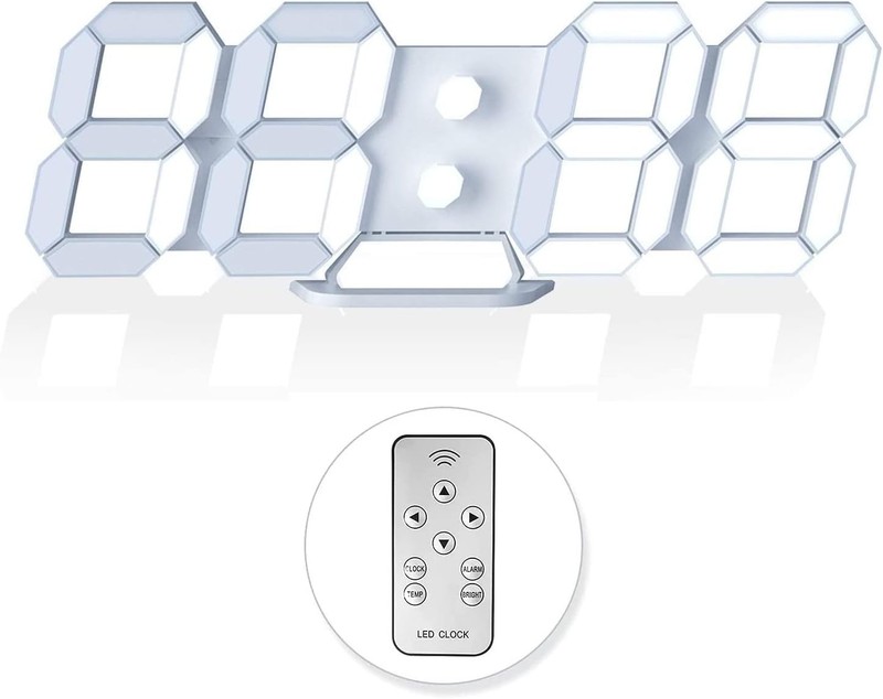 Multi-Functional 3D LED Desk Alarm Clock with Temperature & Snooze - Gift Ready gallery