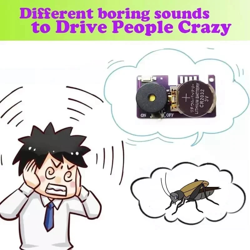 3Pcs Cricket Noise Maker Prank Device, 16 Sounds Hidden Prank Noise Maker, Daisy gallery