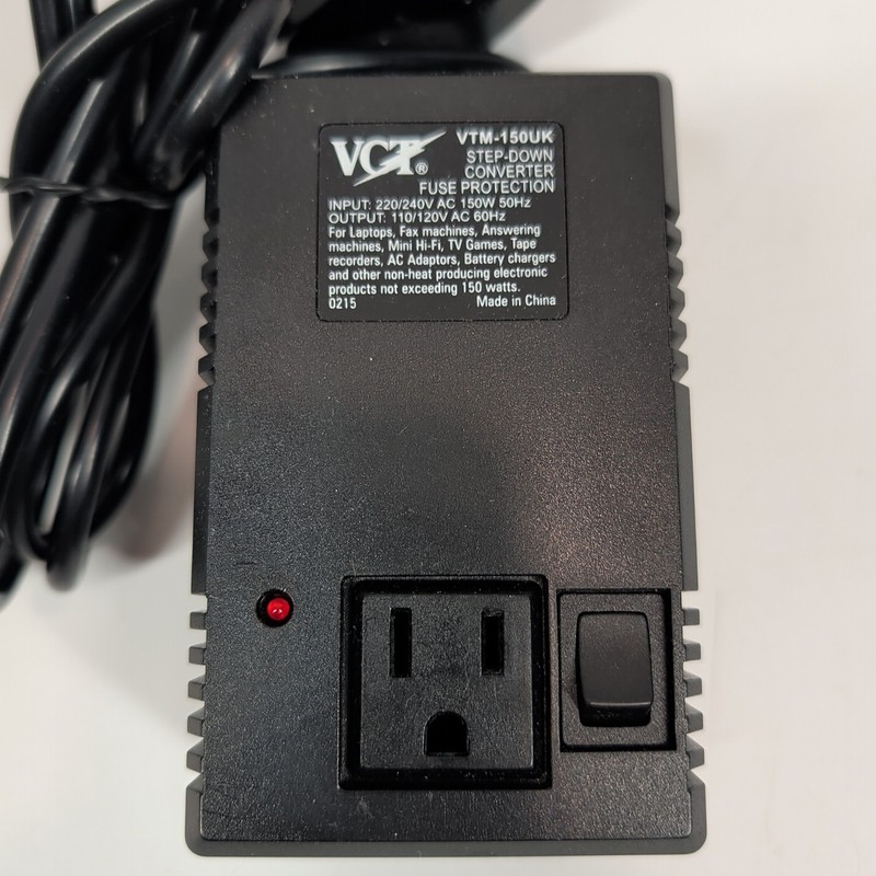VCT VTM 150UK Step Down Voltage Converter 220V To 110V 150W Tested Working gallery