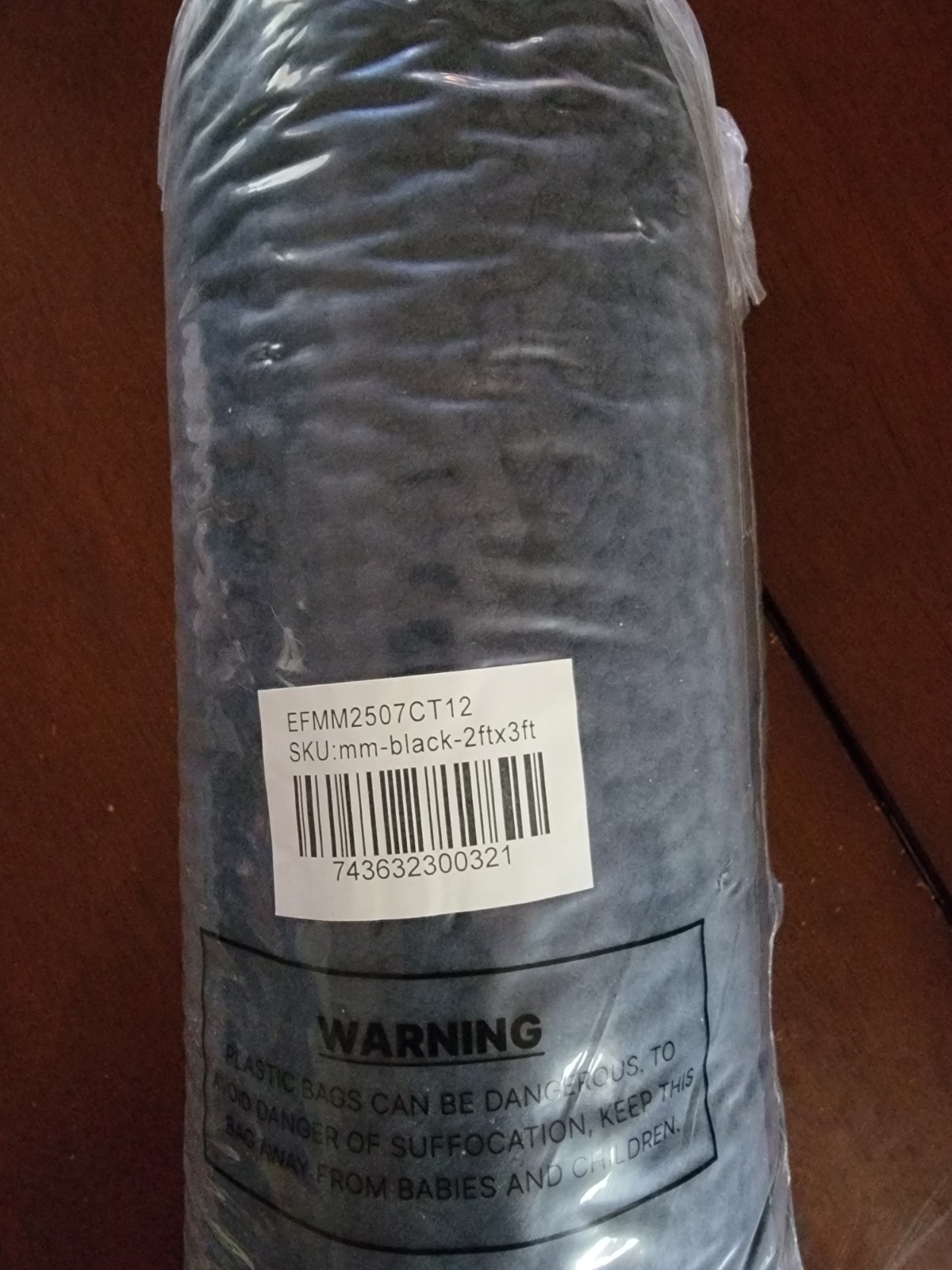 Muddy Mat Anti-Mud Mat 2ft x 3ft Black Machine Washable New Sealed gallery