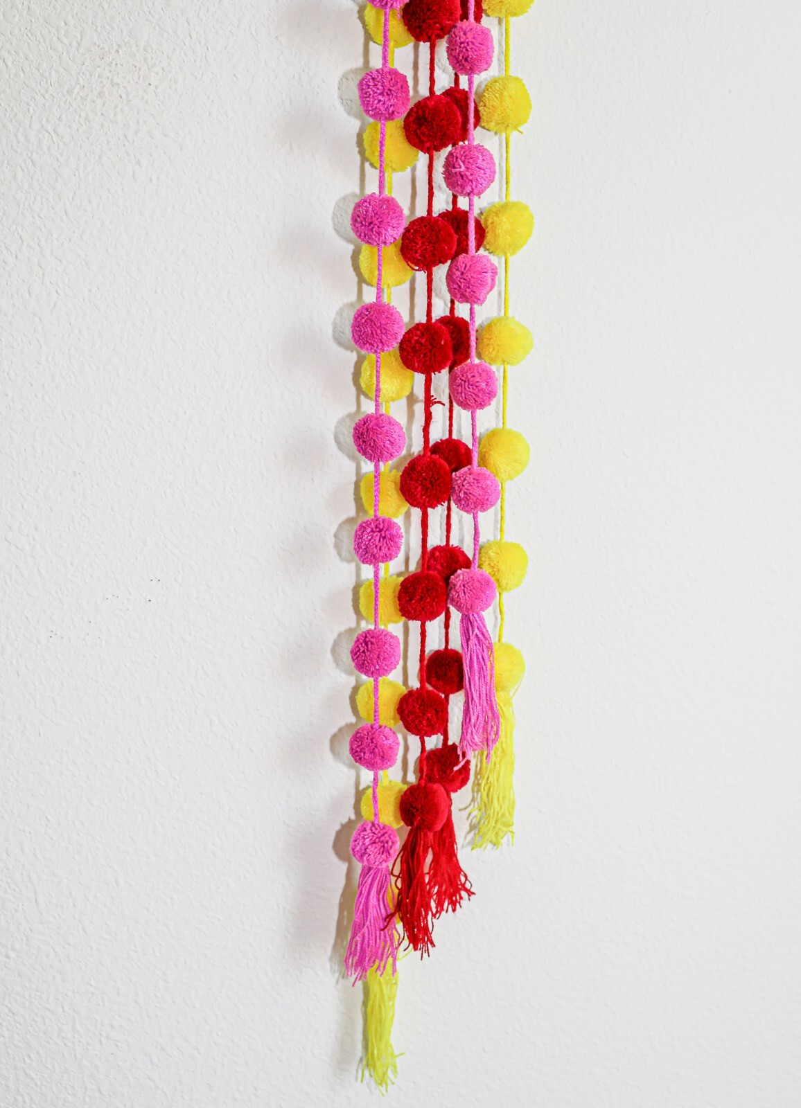 Mexican Handmade Colorful PomPoms Decorative Garland Home Party Festive Decor gallery