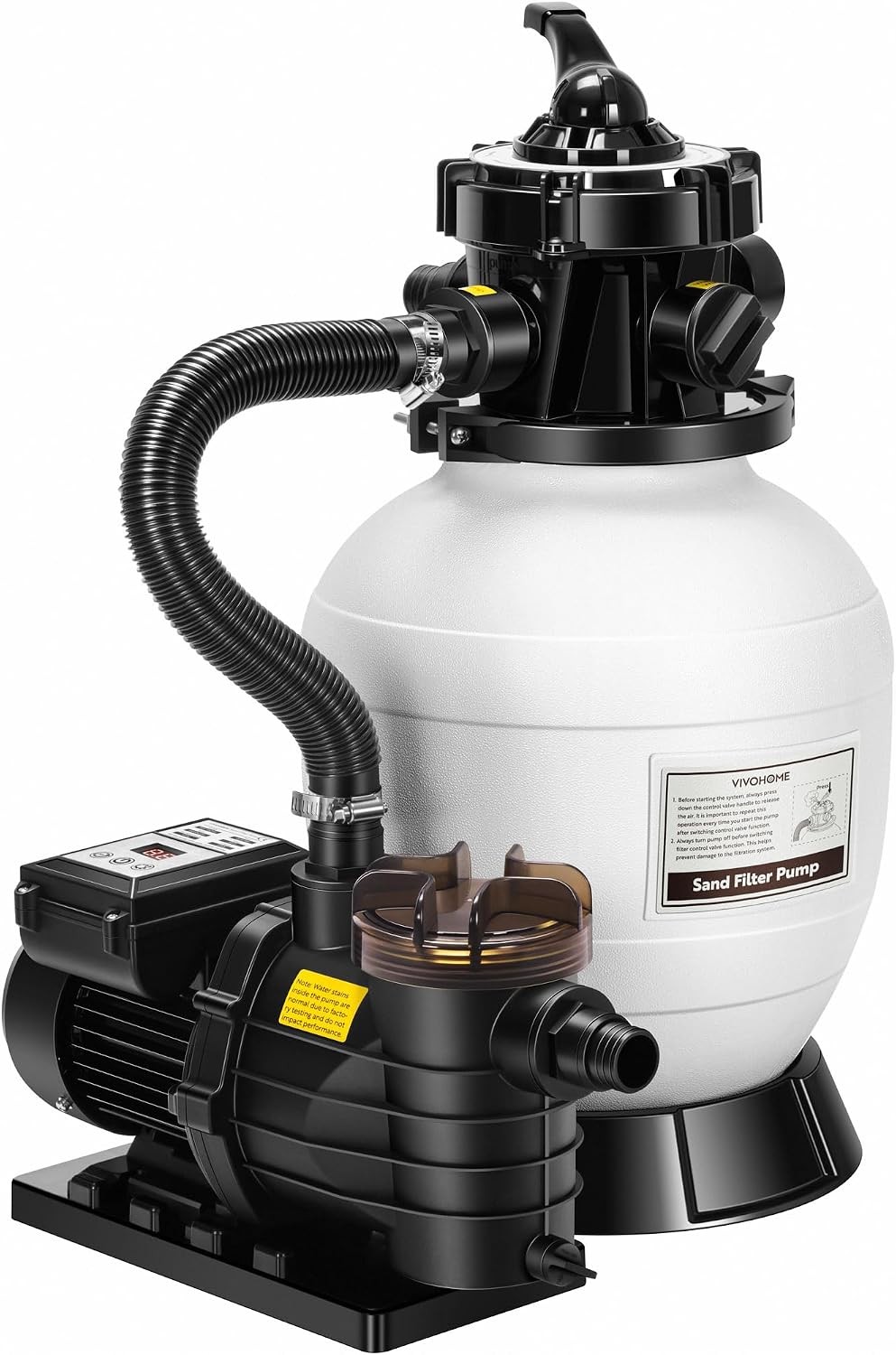 2087 GPH Sand Filter Pump w/Timer Fits in/Above Ground Pool Up to 10,000 Gallons gallery