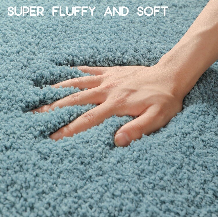 27x47 Teal Microfiber Bathroom Rug gallery