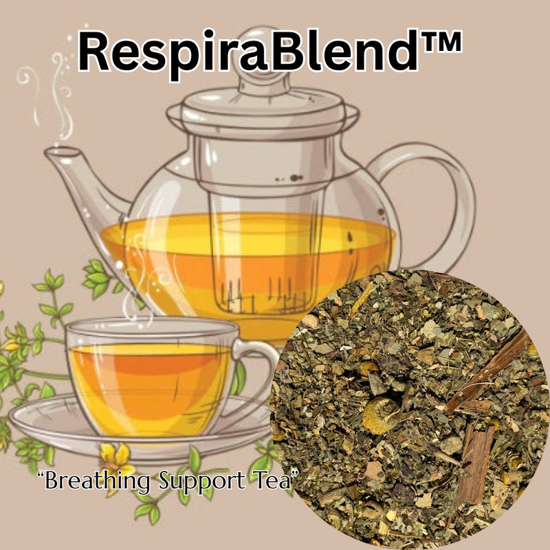Herbal Lung Loose Tea – Mucus Cleanse Respiratory & Breathing Support 1/3.5 oz gallery