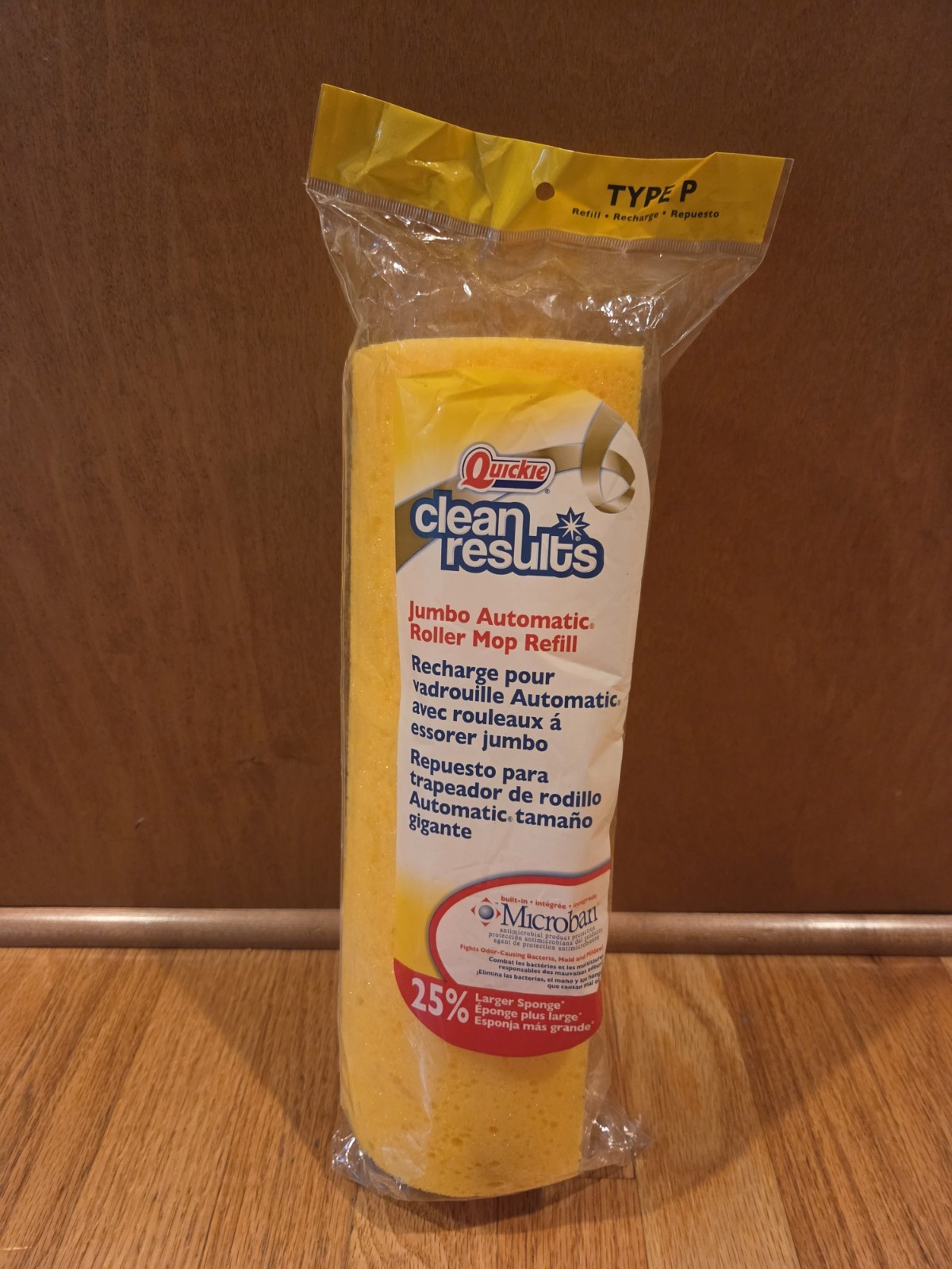 QUICKIE Clean Results Jumbo Automatic Roller Mop Head Refill Type P #0553CR NEW gallery